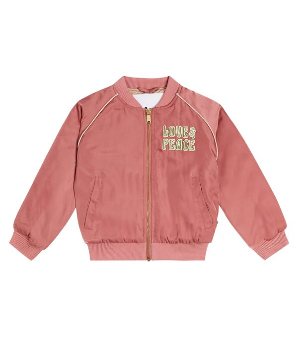 Molo Hatty embroidered varsity jacket
