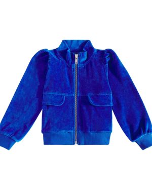 Molo Malika corduroy zip-up sweatshirt
