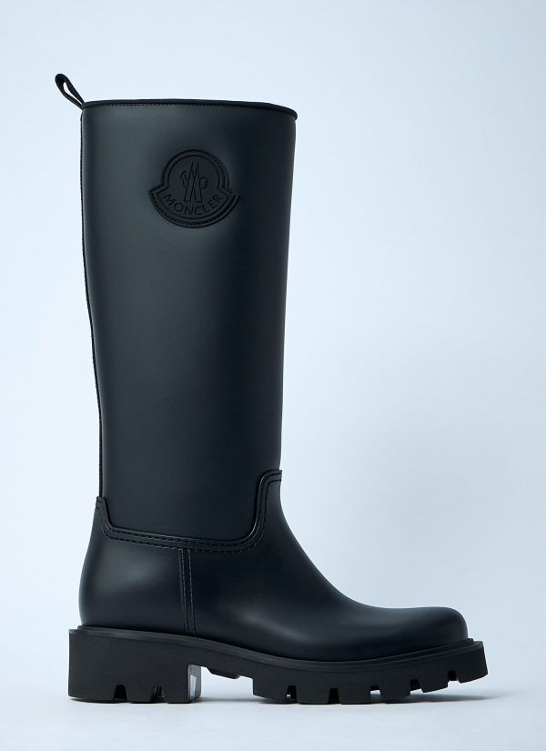 Moncler Kickstream Rain Boots - Woman Boots Black Eu - 39