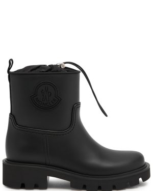 Moncler Kickstream Rubber Ankle Boots - Black - 38 (IT38 / UK5)