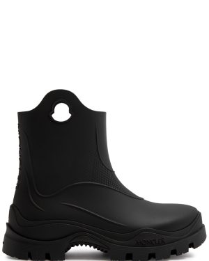 Moncler Misty Rubber Rain Boots - Black - 8