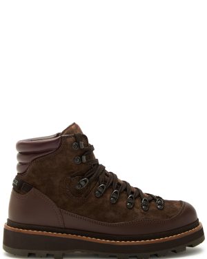 Moncler Peka Trek Suede Hiking Boots - Brown - 40 (UK46 /xxxl)