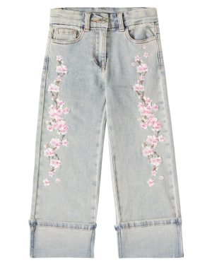 Monnalisa Embroidered jeans