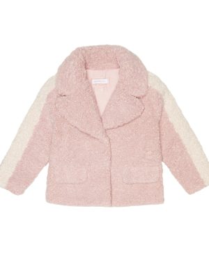 Monnalisa Faux shearling coat