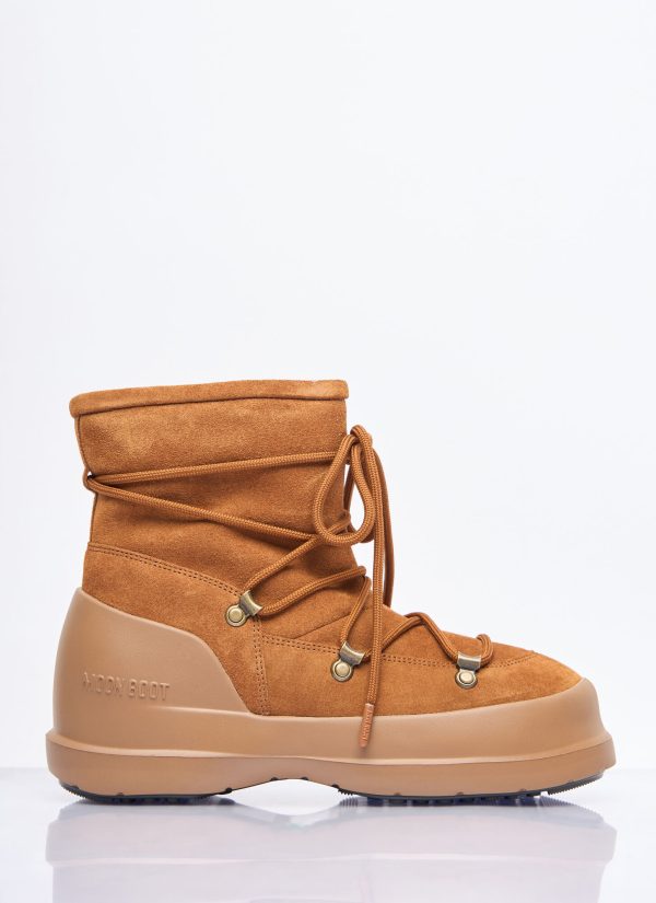 Moon Boot Luna Suede Boots - Woman Boots Brown Eu - 38