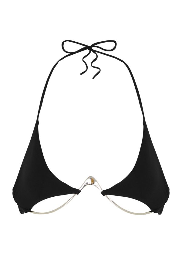 Mugler Cut-out Underwired Bikini top - Black - 6