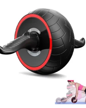 Multi-Layer Ab Wheel Roller Mute Labor-Saving Smart Brake Practical Automatic Rebound Abs Trainer Wheel Exercise Equipme