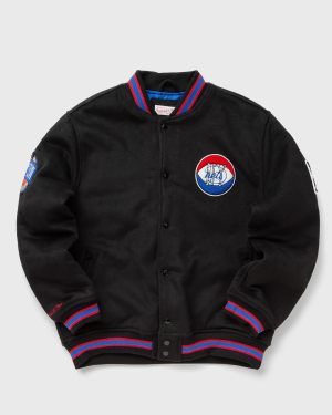 NBA NEW YORK NETS HARDWOOD CLASSICS WOOL VARSITY JACKET