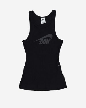 NIKE_W Sportswear Black Ribbed Tank Top_Black_XS_Women