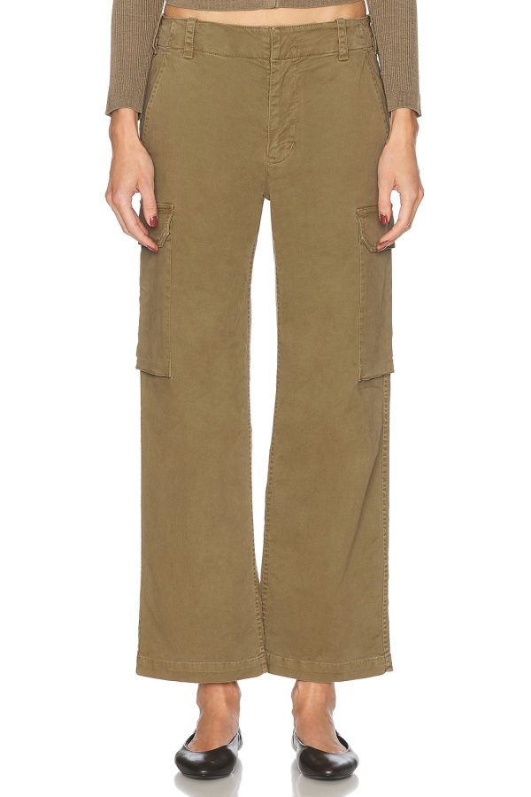 NILI LOTAN Leofred Cargo Pant in Military Green - Army. Size 0 (also in 00, 10, 2, 4, 6, 8).