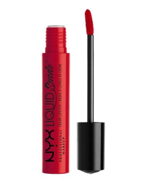 NYX PROFESSIONAL MAKEUP Liquid Suede cream Lipstick - Kitten Heels (Bright Red)