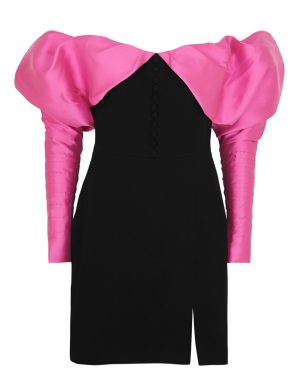 Nafsika Skourti Opera Off-the-shoulder Mini Dress - Black - 10