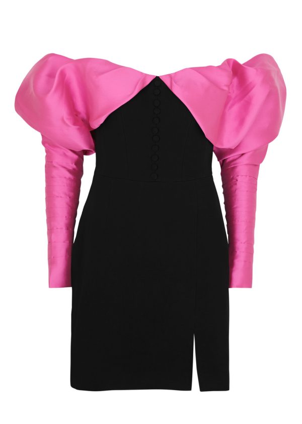Nafsika Skourti Opera Off-the-shoulder Mini Dress - Black - 10