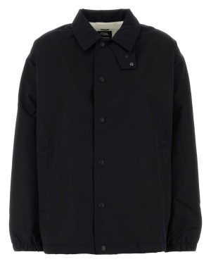 Nanamica Black Polyester Windbreaker