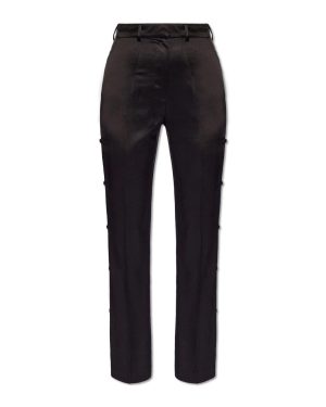 Nanushka Felina Straight-leg Satin Trousers