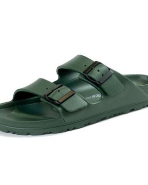 Natural World Saona Recycled Rubber Sandals - Green