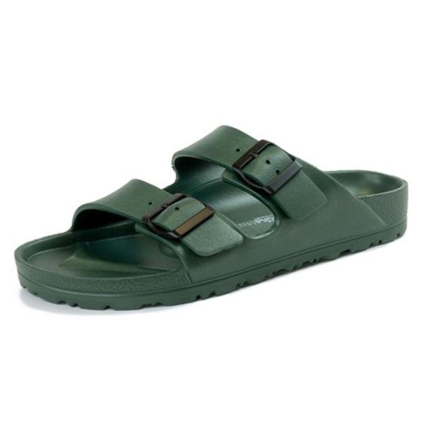 Natural World Saona Recycled Rubber Sandals - Green
