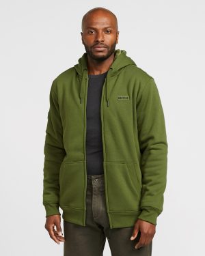 Navitas NVTS Sherpa Zip Hoody Green M, Green