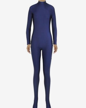 Navy Blue Morph Suit Adults Bodysuit Lycra Spandex Catsuit for Women