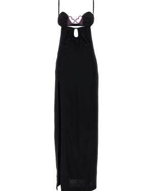 Nensi Dojaka heart Bra Long Dress