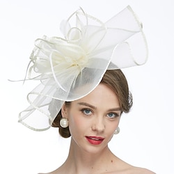 Net Kentucky Derby Hat / Fascinators / Hats with 1 Piece Wedding / Special Occasion / Tea Party Headpiece dress to impress Race Day Dress 2025