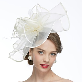 Net Kentucky Derby Hat / Fascinators / Hats with 1 Piece Wedding / Special Occasion / Tea Party Headpiece dress to impress Race Day Dress 2025