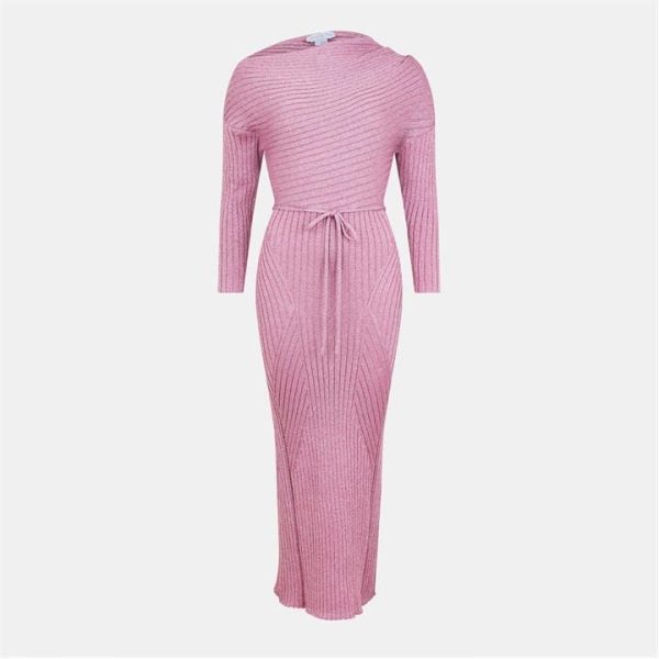Never Fully Dressed Knitted Tilly Dress - Pink
