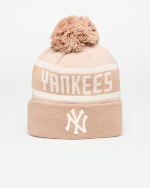 New Era New York Yankees Knit Medium MLB Jake Cuff Beanie Beige Universal