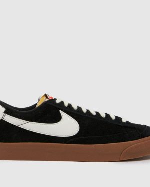 Nike Blazer Lo 77 Vintage Trainers in Black & White