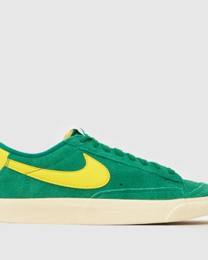 Nike Blazer Low 77 Vintage Trainers in Green Multi