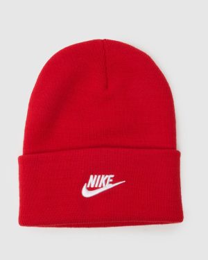 Nike Futura Peak Beanie in Red, Size: OSFM