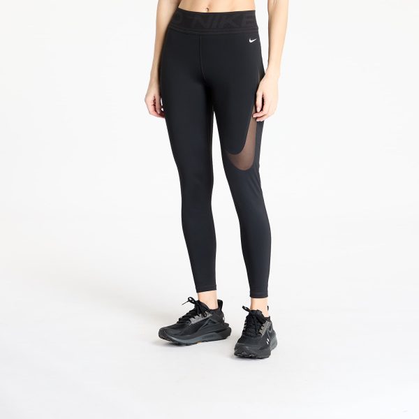 Nike Pro Sculpt Women's High-Waisted Full-Length Leggings Black/ White XL