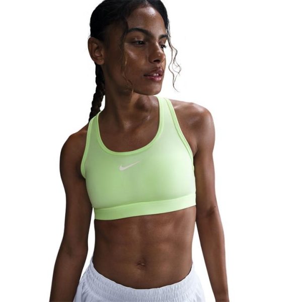 Nike Swoosh Women's Medium-Support 1-Piece Pad Sports Bra - Yellow