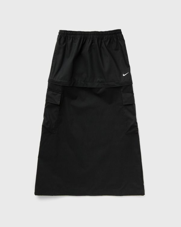Nike WMNS Essential Mid-Rise Woven Cargo Midi Skirt women Skirts black in size:M