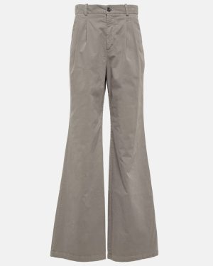 Nili Lotan Flavie cotton-blend wide-leg pants