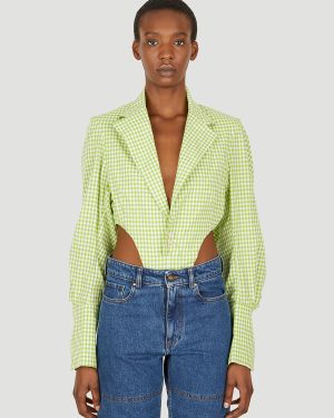 Ninamounah Bacteria Bodysuit - Woman Tops Green M