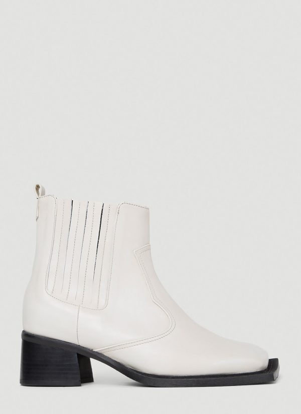 Ninamounah Howler Ankle Boots - Boots White Eu - 40