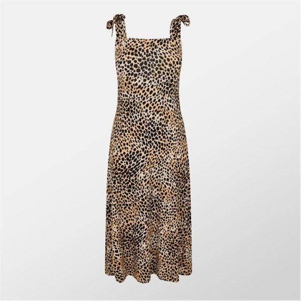 Nobodys Child Adrian Smock Dress - Beige