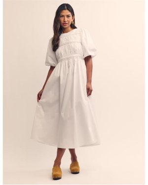 Nobodys Child Mauren Smock Dress - White