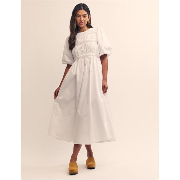 Nobodys Child Mauren Smock Dress - White