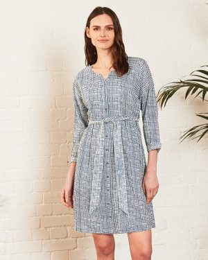 Nomads Tunic Shirt Dress - White