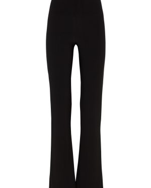 Norma Kamali Bootcut Stretch-jersey Trousers - Black - XL (UK16 /xl)