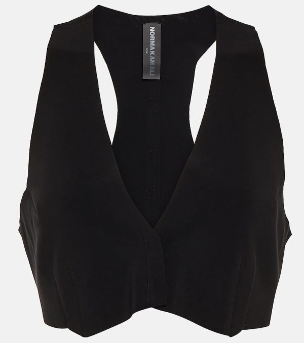 Norma Kamali Jersey bra top