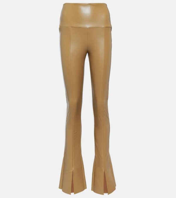Norma Kamali Spat faux leather leggings
