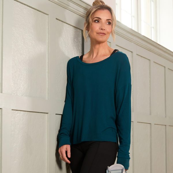 North Ridge Women's Flow Crew Sweatshirt, Blue