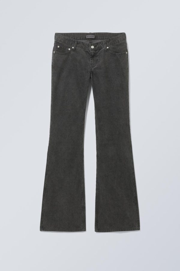 Nova Low Slim Bootcut Cord Trousers