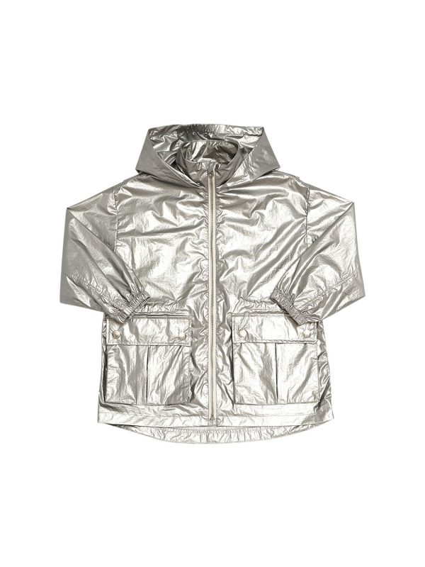 Nylon Hooded Windbreaker