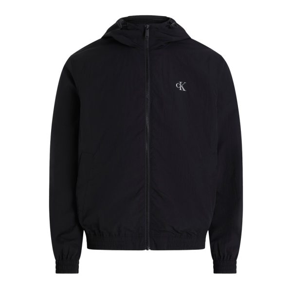 Nylon Hooded Windbreaker