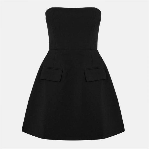 ODD MUSE Strapless Mini Dress - Black