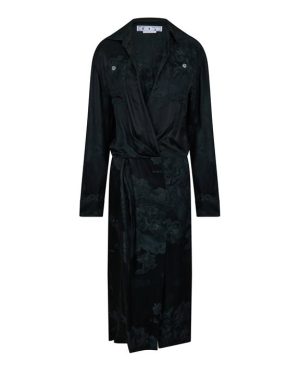 OFF WHITE A-Line Dress - Black